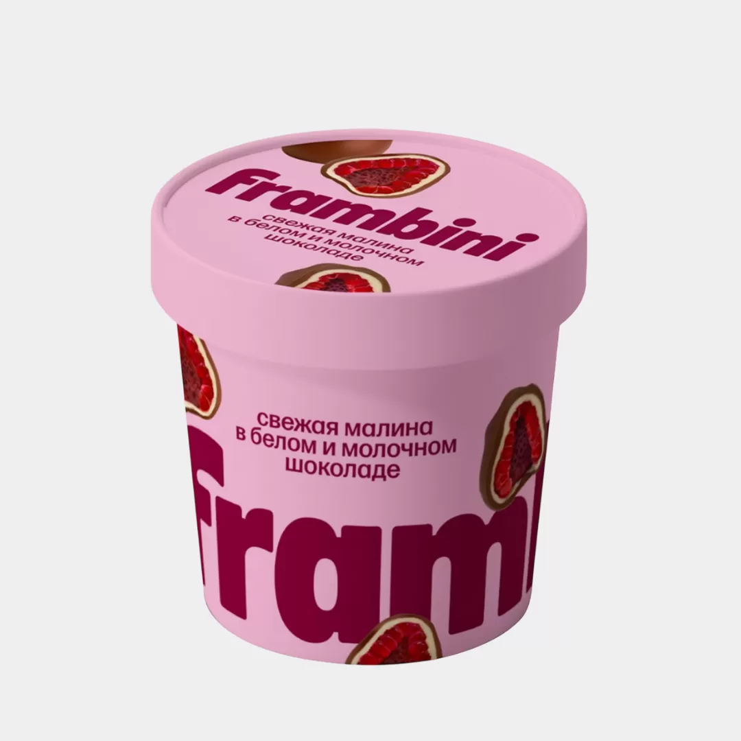 Малина Frambini в белом и молочном шоколаде